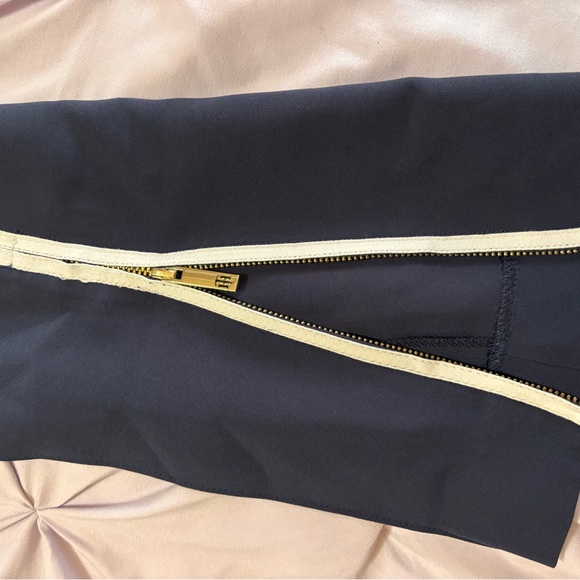 Tommy Hilfiger Navy Side Stripe Zip Hem Pants Size 6 - Picture 7 of 8